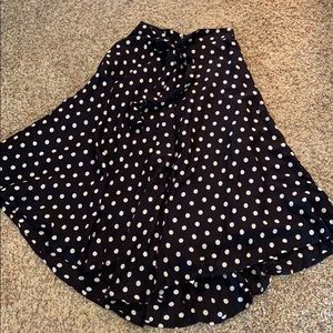 Polka dot skirt from Anthropologie